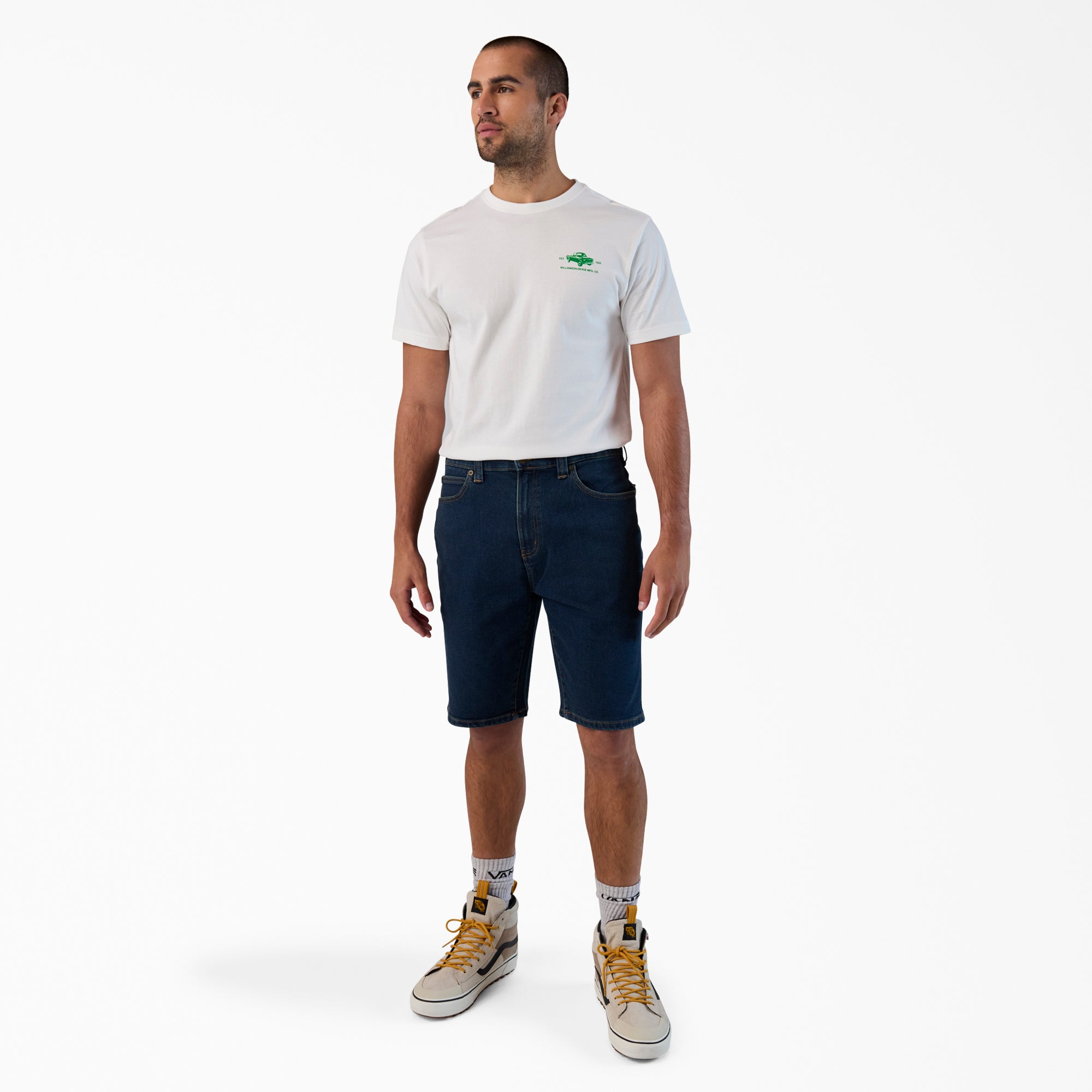 FLEX 5-Pocket Denim Shorts. 11 - Image 3