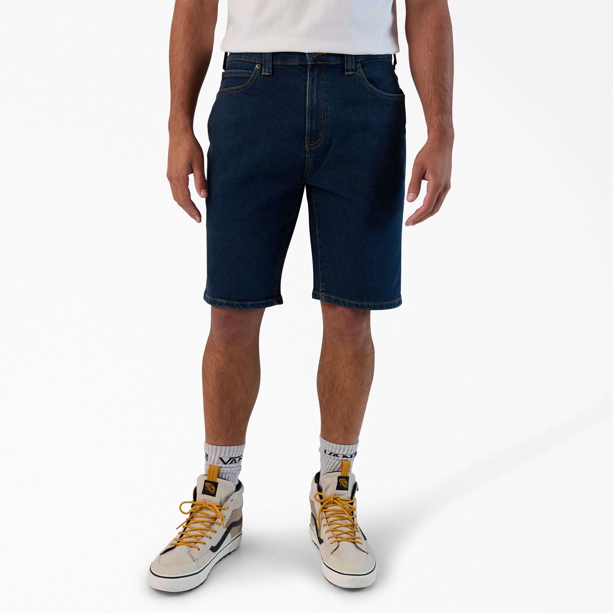 FLEX 5-Pocket Denim Shorts. 11