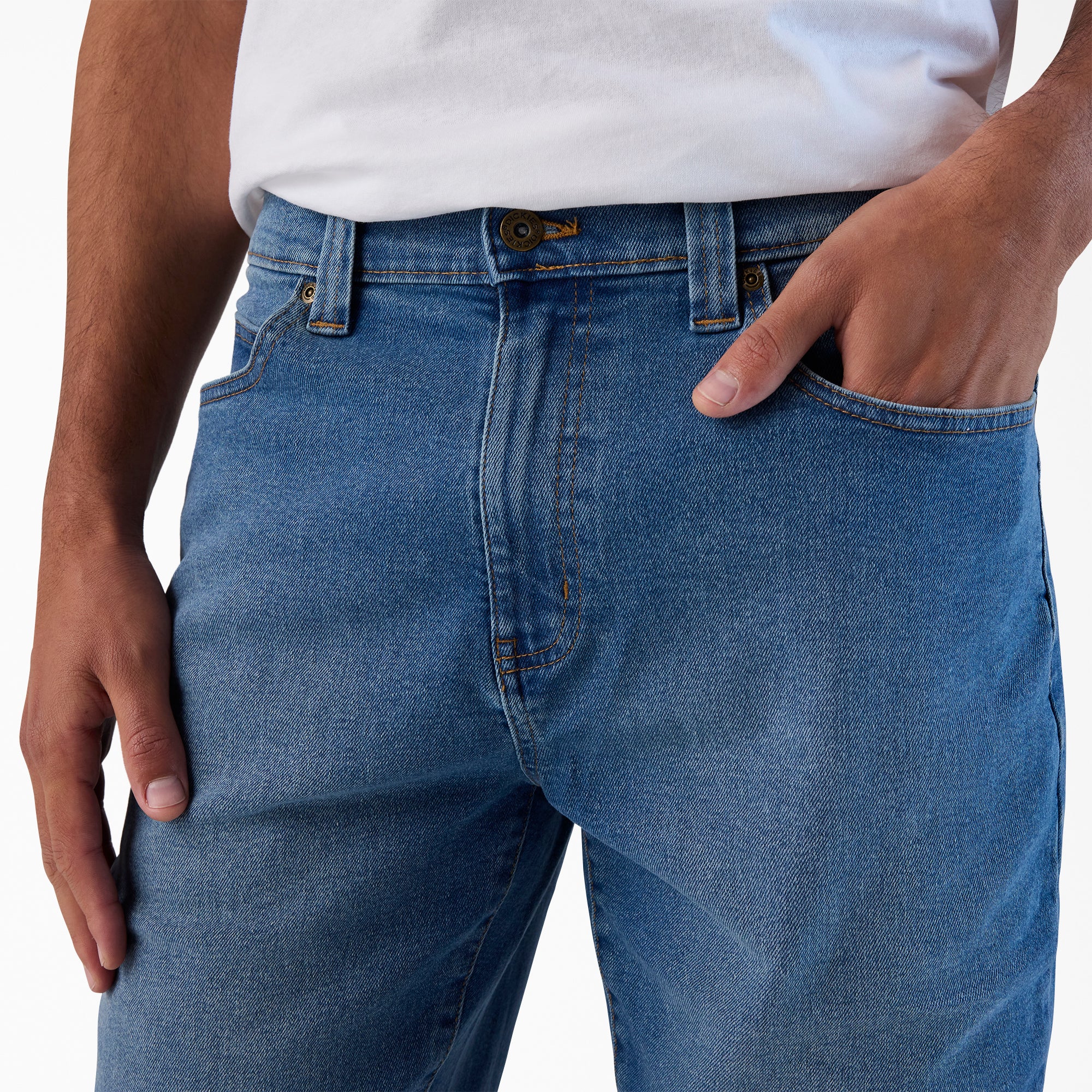 FLEX 5-Pocket Denim Shorts. 11 - Image 6