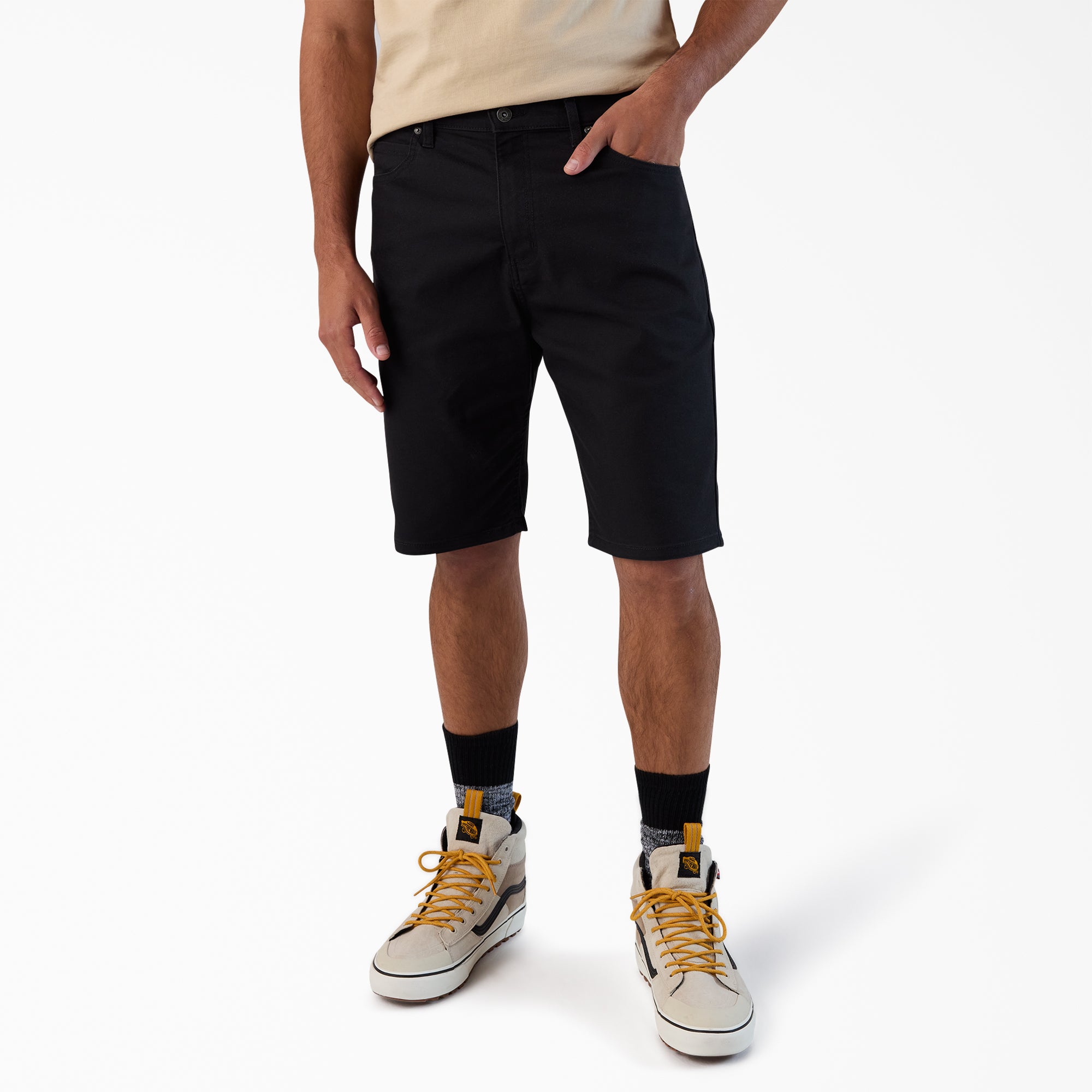 FLEX 5-Pocket Duck Canvas Shorts. 11