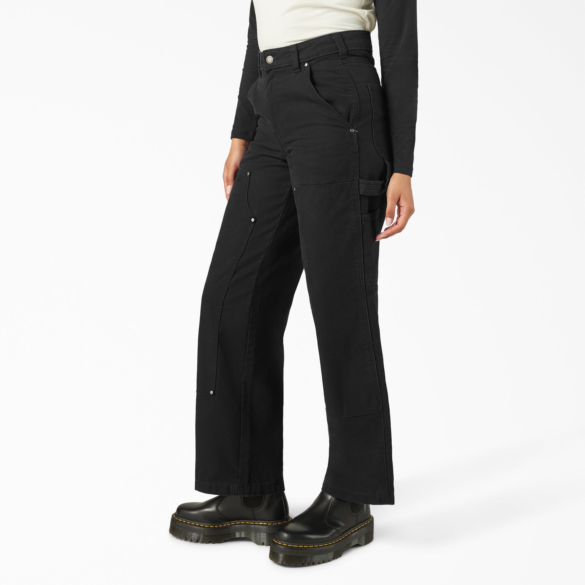 Women's Double Knee Canvas Pants - Image 3