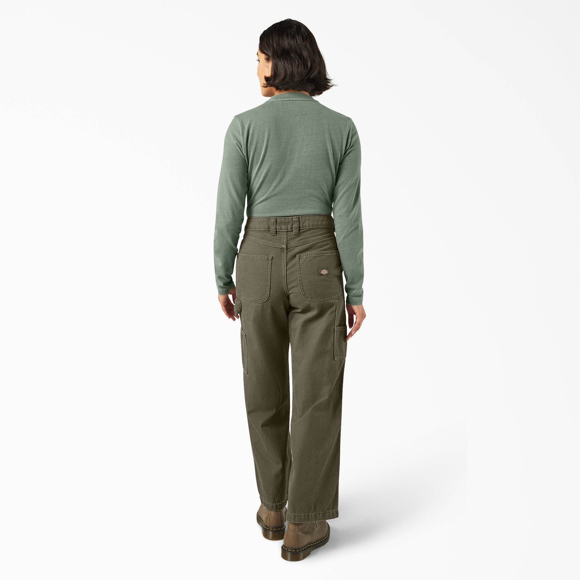 Women's Double Knee Canvas Pants - Image 5