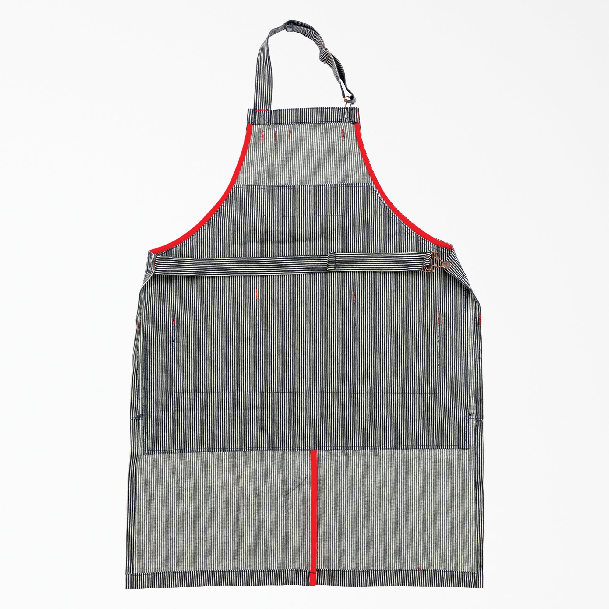 Hickory Stripe Canvas Work Apron - Image 4