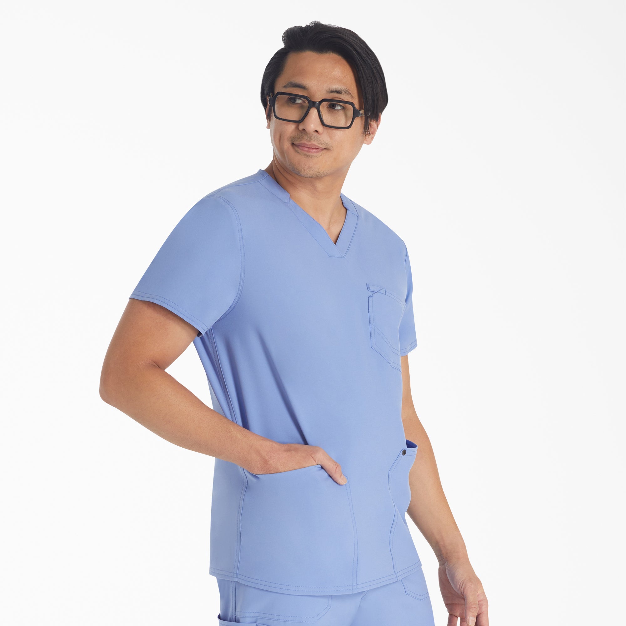 Men's EDS NXT V-Neck Scrub Top - Image 4