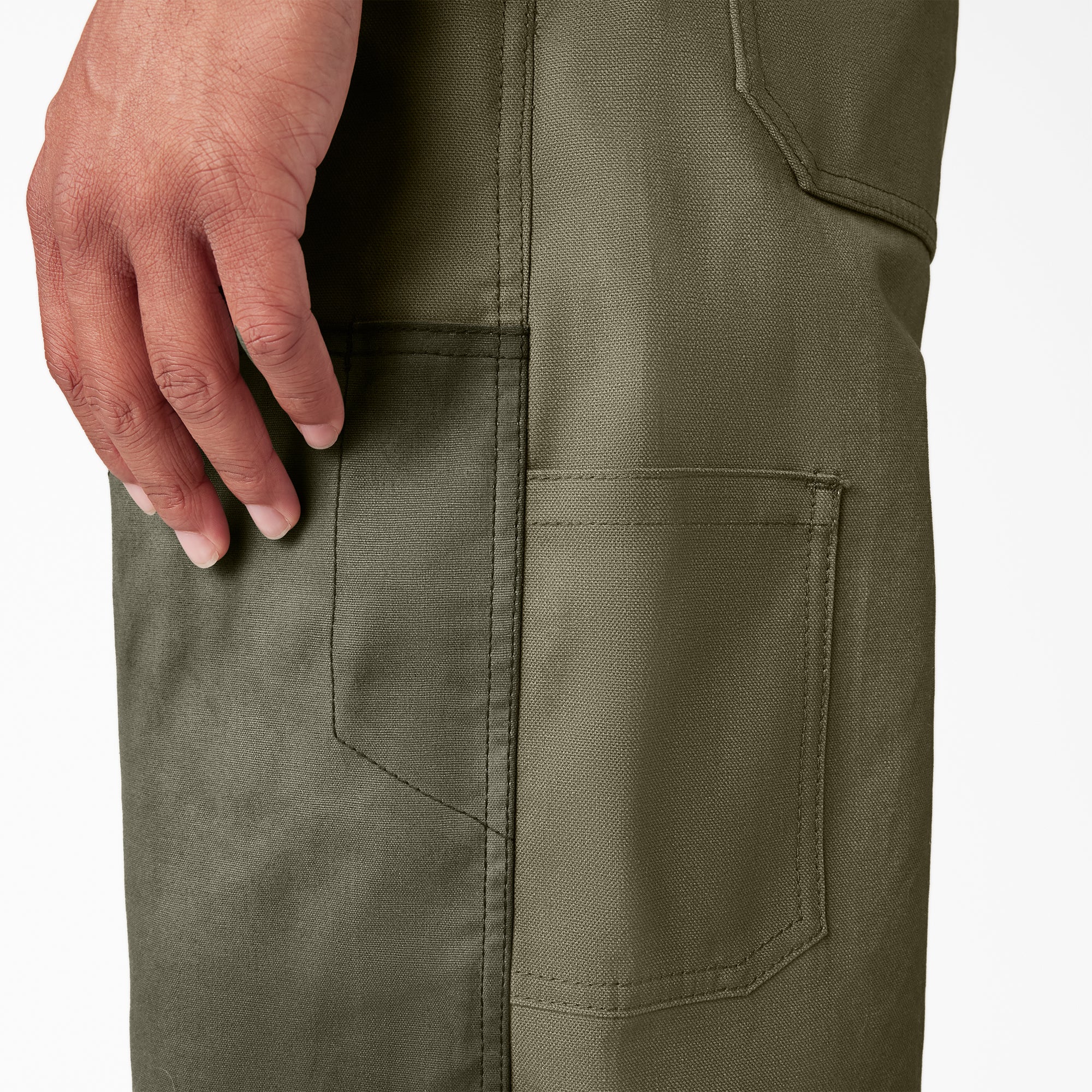 Waxed Canvas Double Front Bib Overalls - Image 9