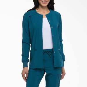 Women's EDS Essentials Snap Front Scrub Jacket