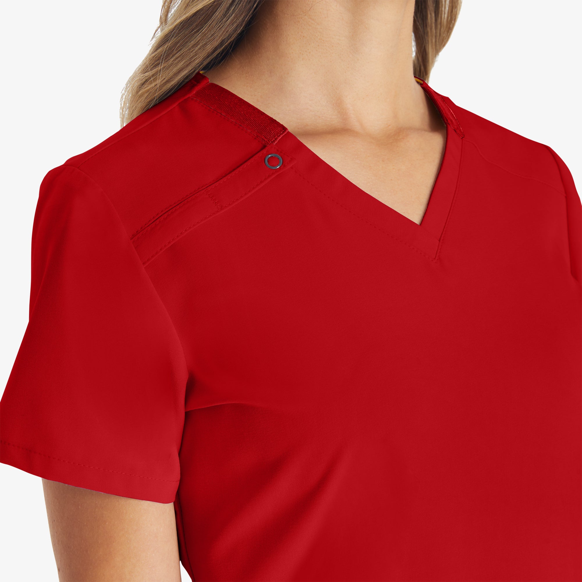 Women's EDS Essentials V-Neck Scrub Top - Image 8