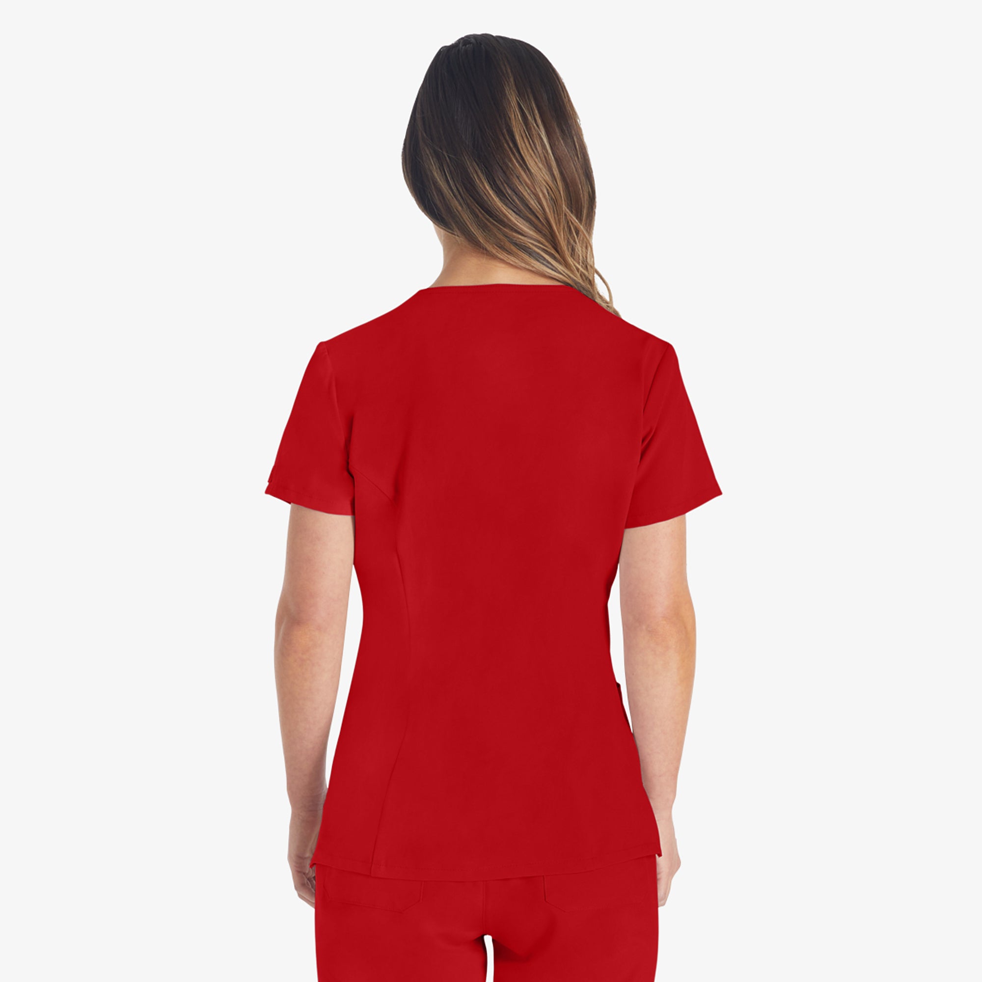 Women's EDS Essentials V-Neck Scrub Top - Image 2