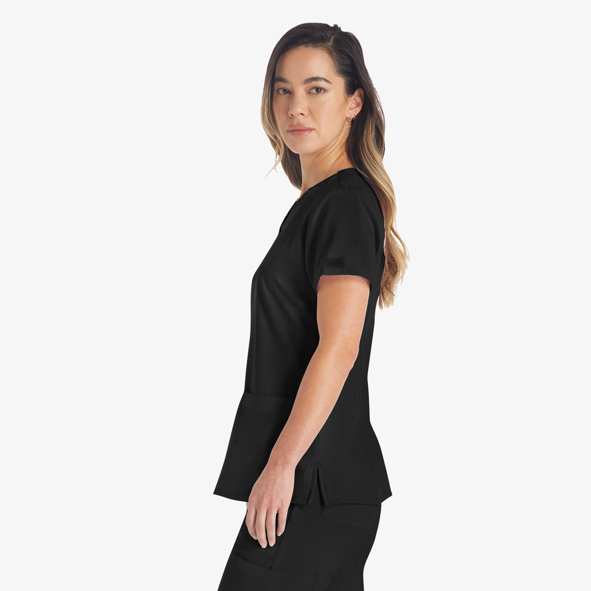 Women's EDS Essentials V-Neck Scrub Top - Image 3