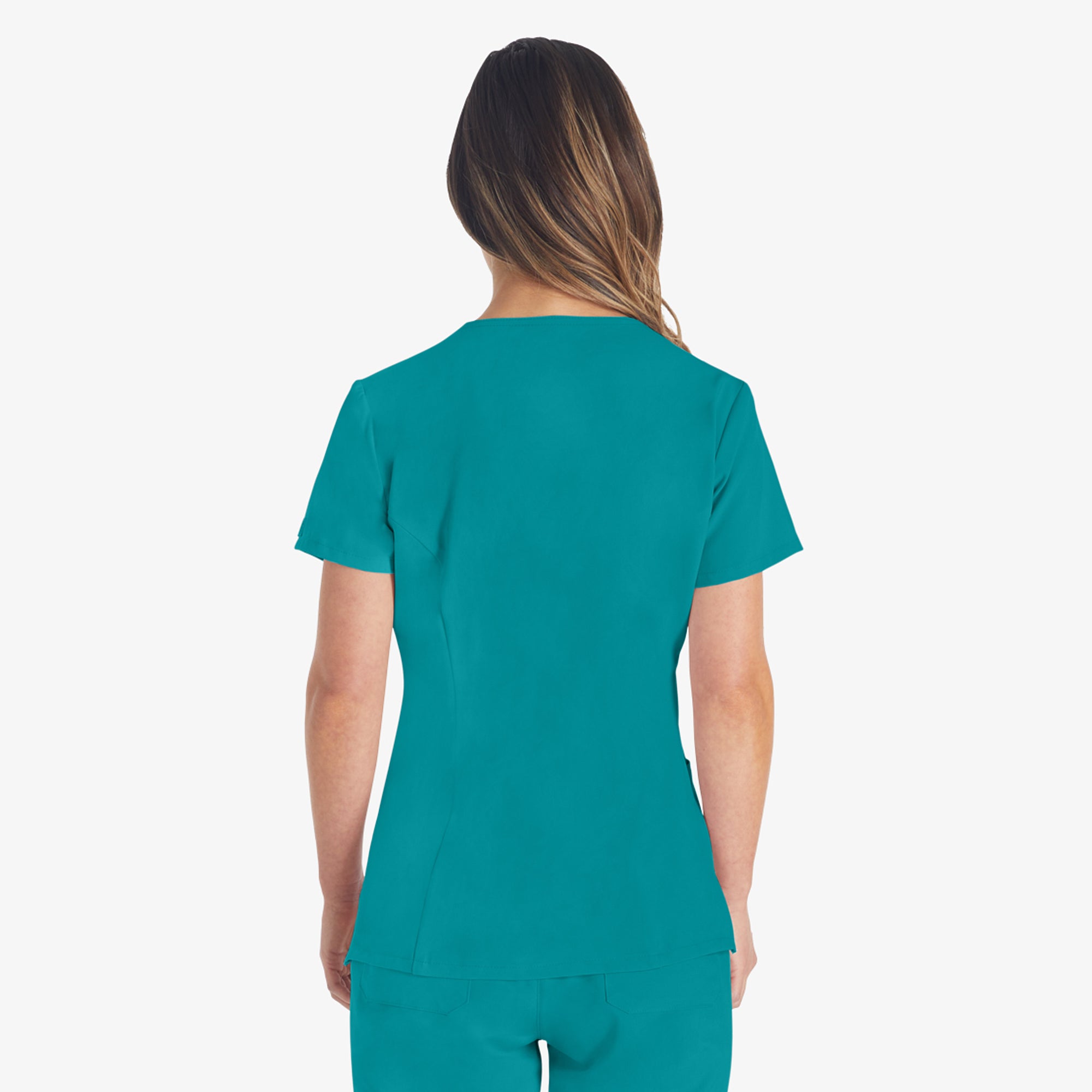 Women's EDS Essentials V-Neck Scrub Top - Image 2