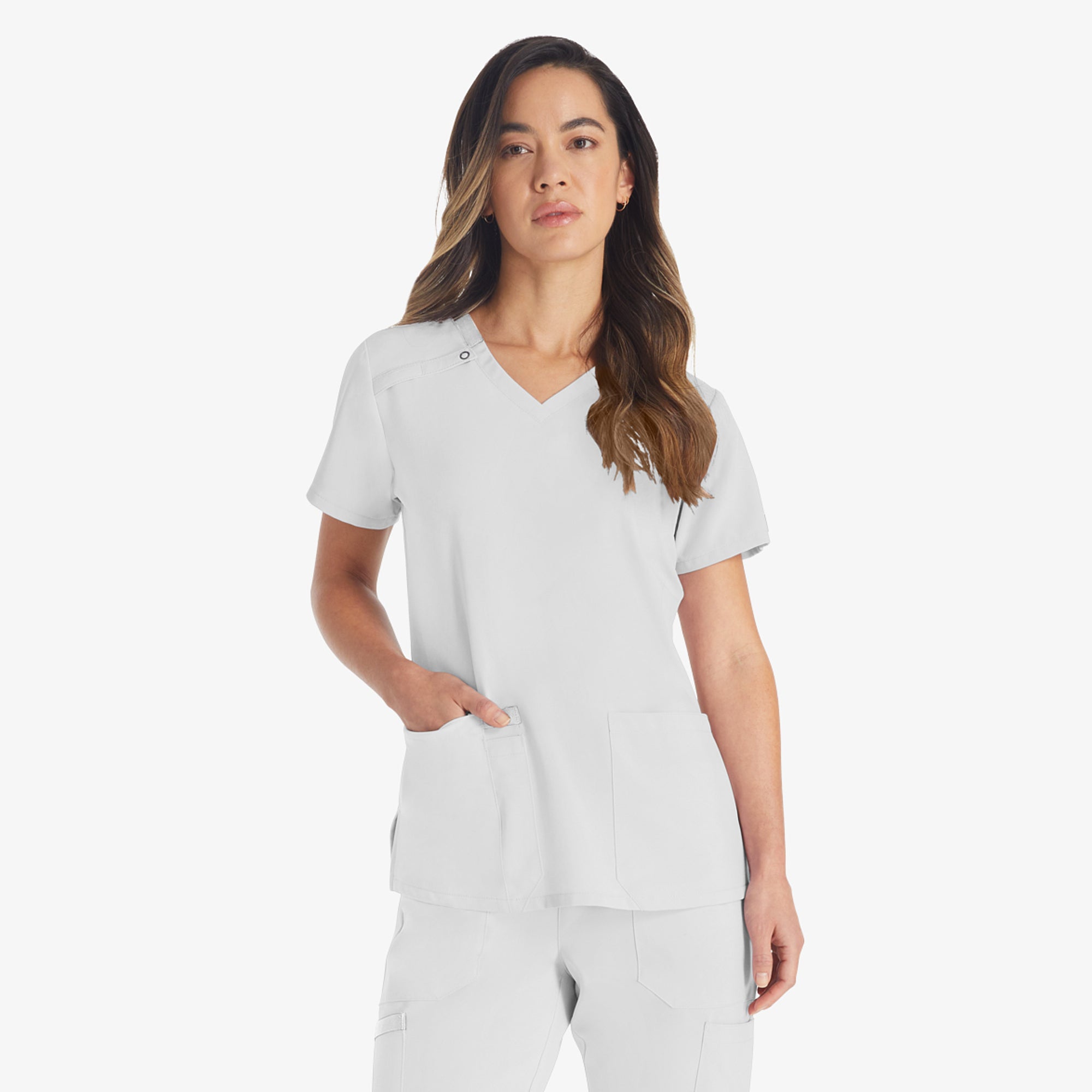 Women's EDS Essentials V-Neck Scrub Top