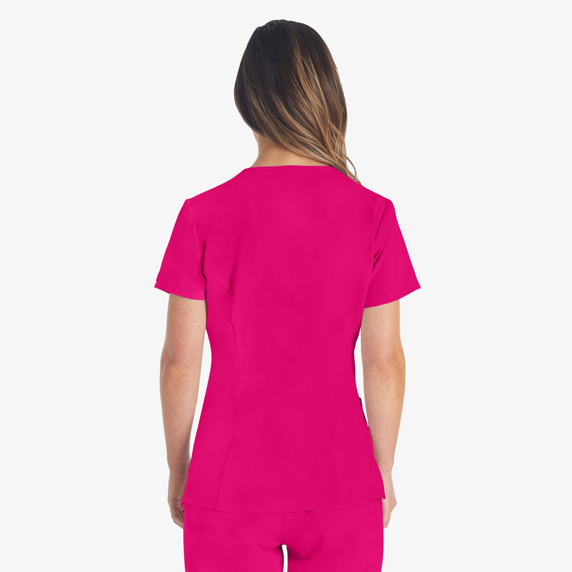 Women's EDS Essentials V-Neck Scrub Top - Image 2