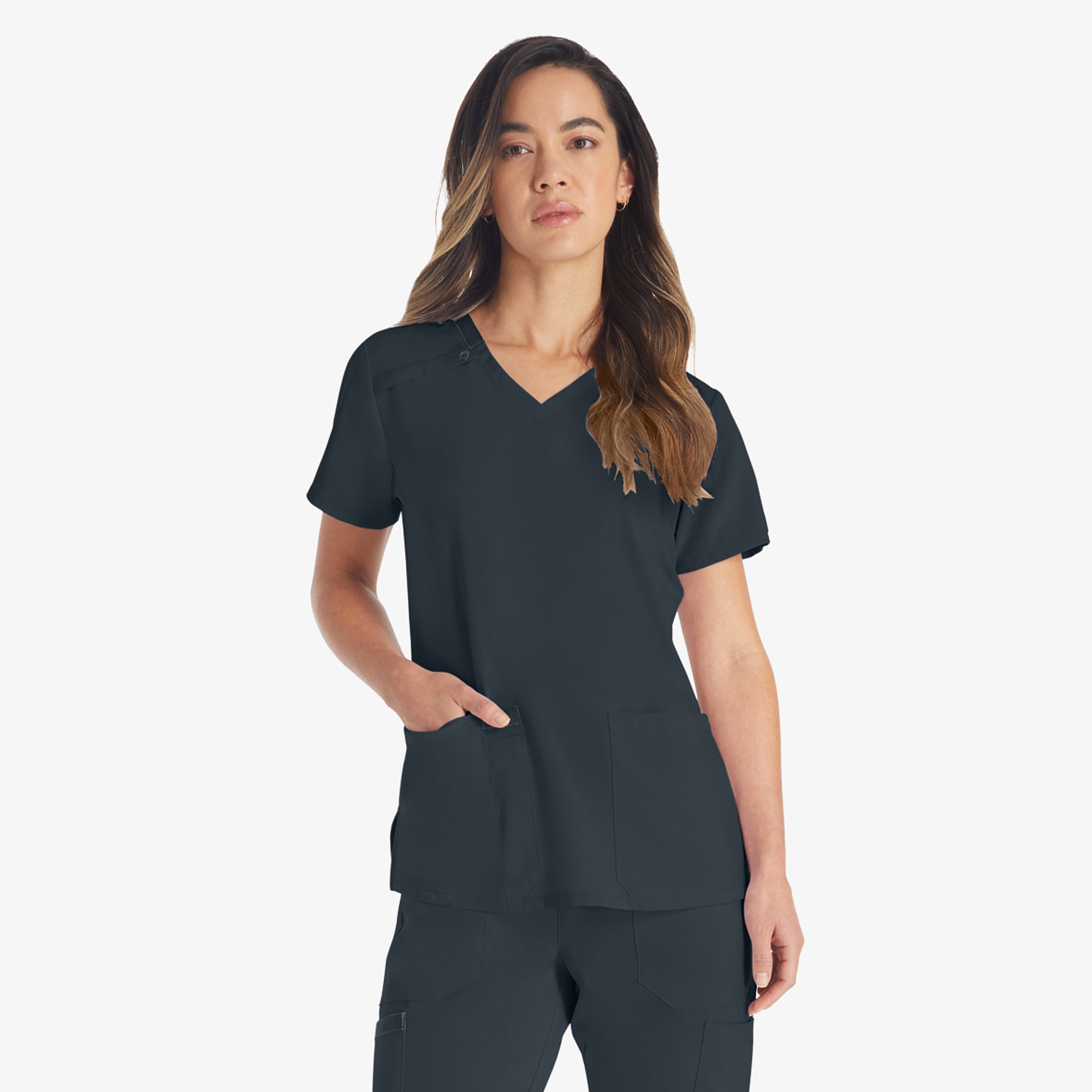 Women's EDS Essentials V-Neck Scrub Top