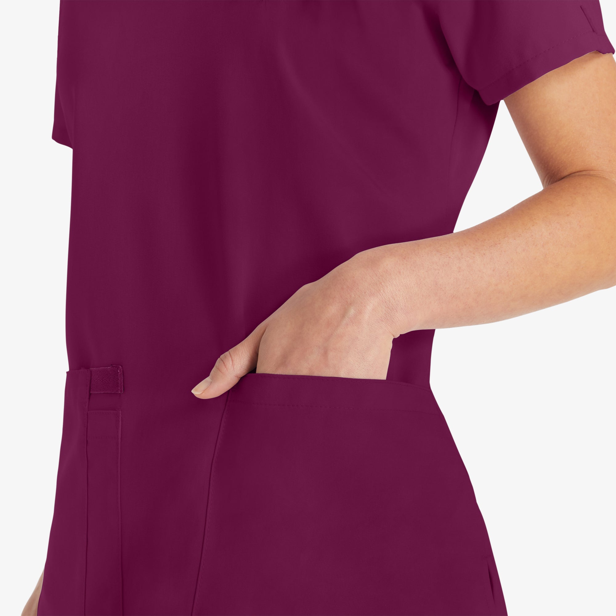 Women's EDS Essentials V-Neck Scrub Top - Image 7