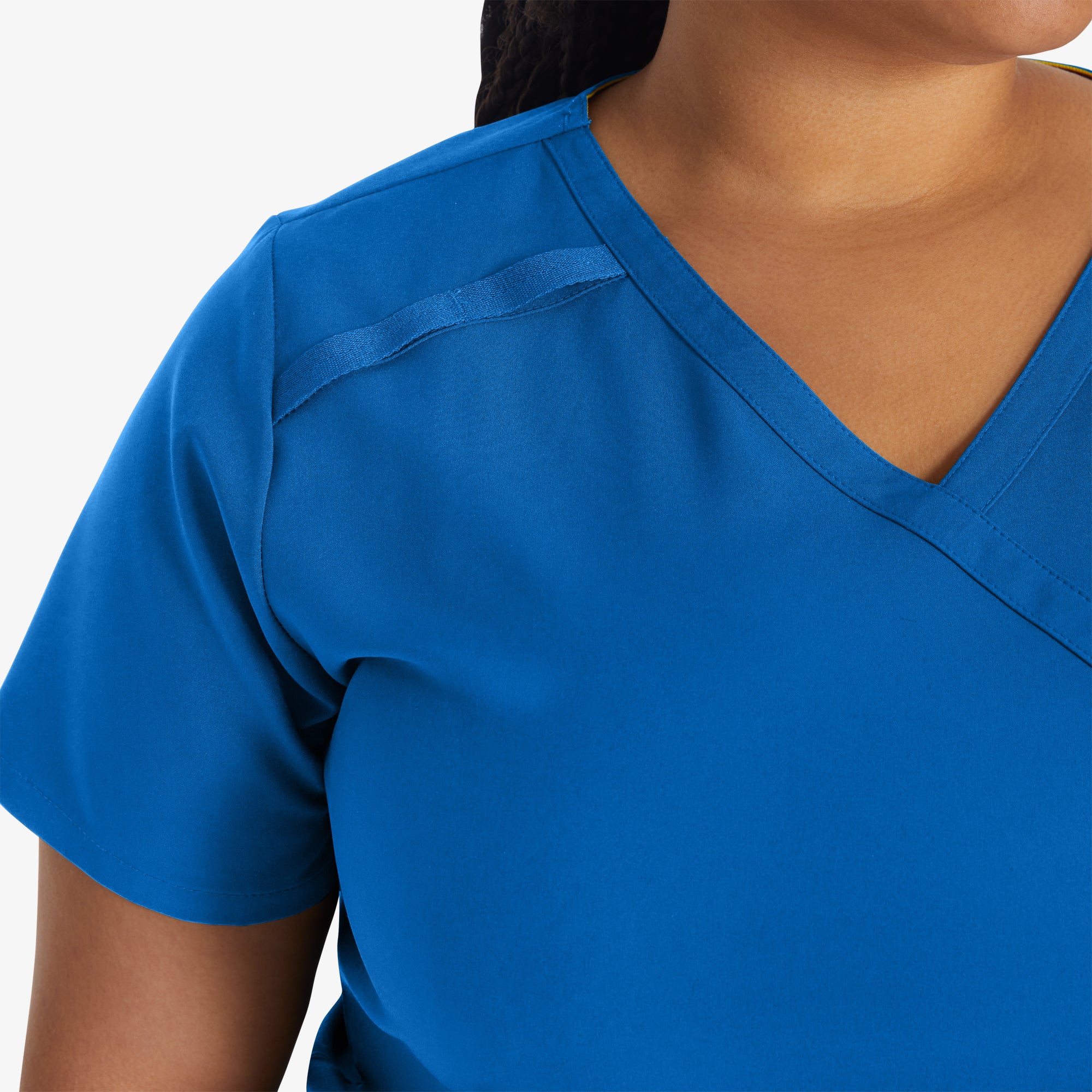 Women's EDS Essentials Mock Wrap Scrub Top - Image 7