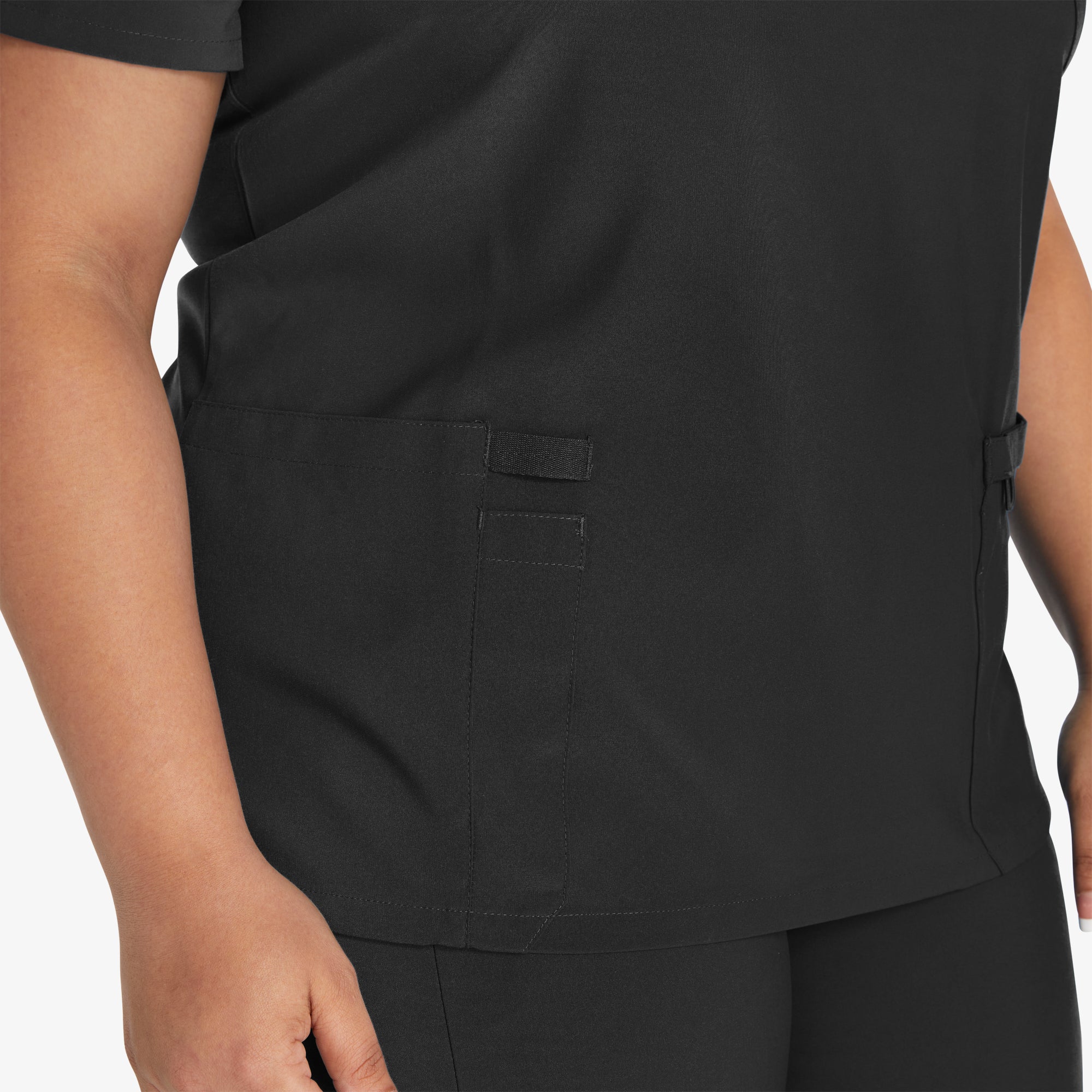 Women's EDS Essentials Mock Wrap Scrub Top - Image 5