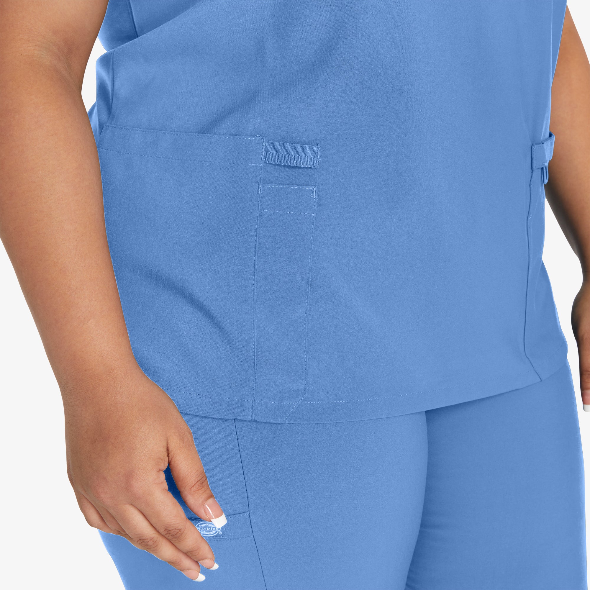 Women's EDS Essentials Mock Wrap Scrub Top - Image 5