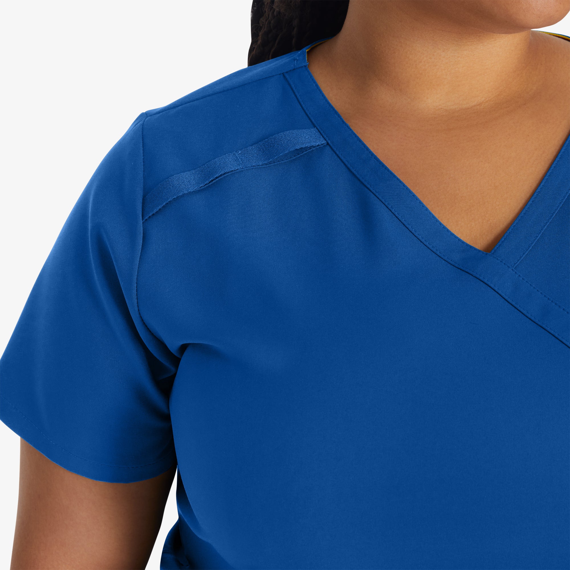 Women's EDS Essentials Mock Wrap Scrub Top - Image 6
