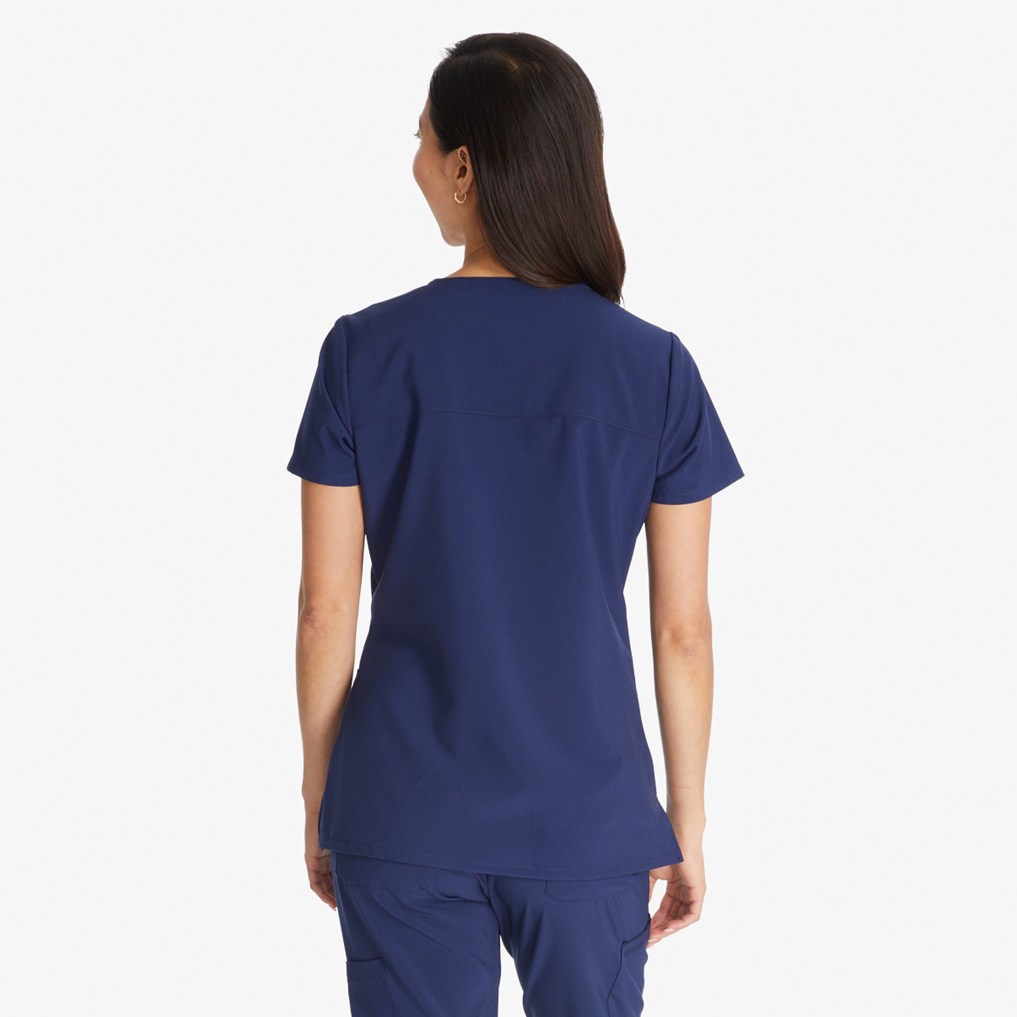 Women's EDS Essentials Mock Wrap Scrub Top - Image 2