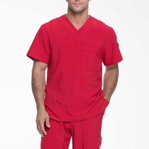 Men's EDS Essentials Tuckable V-Neck Scrub Top