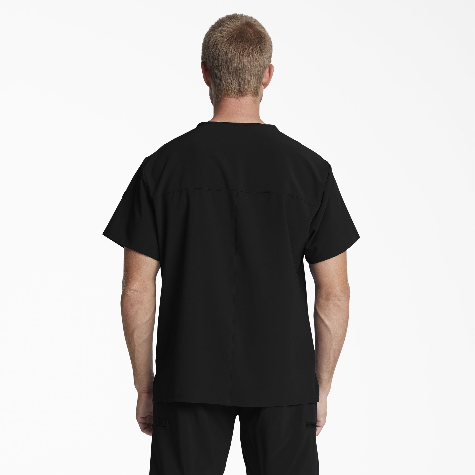 Men's EDS Essentials Tuckable V-Neck Scrub Top - Image 2