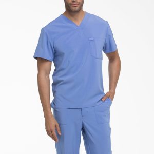 Men's EDS Essentials Tuckable V-Neck Scrub Top