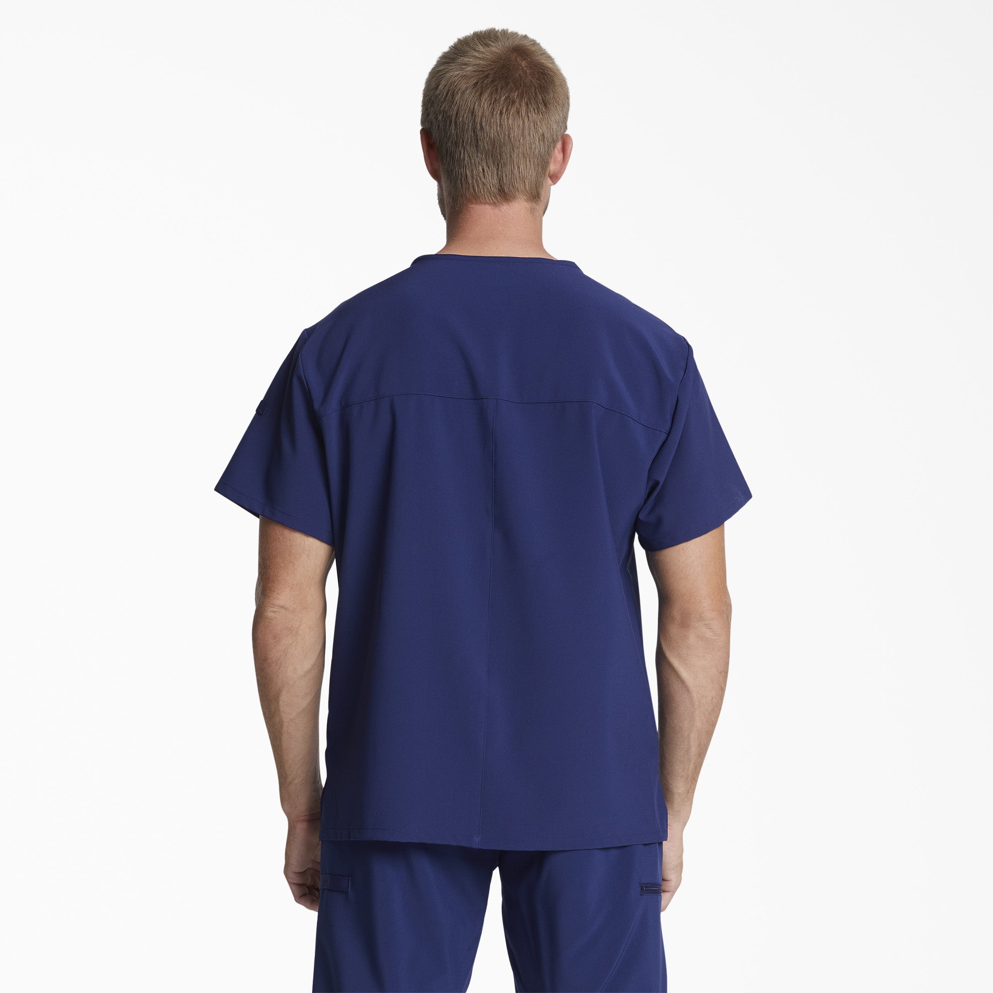 Men's EDS Essentials Tuckable V-Neck Scrub Top - Image 2