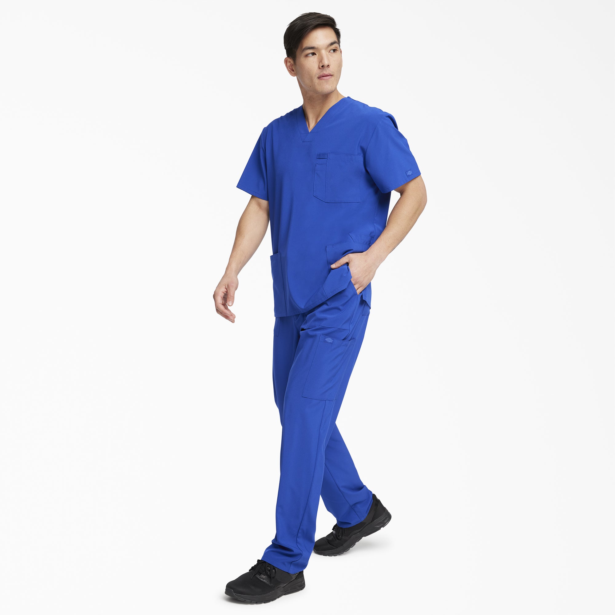Men's EDS Essentials V-Neck Scrub Top - Image 4