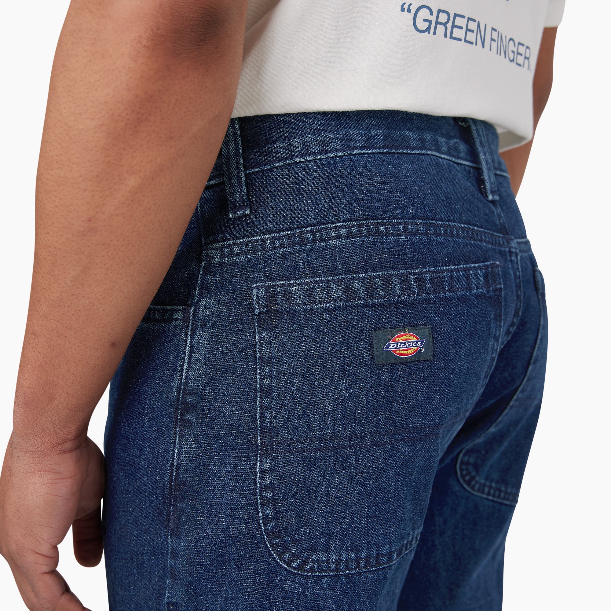 Loose Fit Double Knee Jeans - Image 7