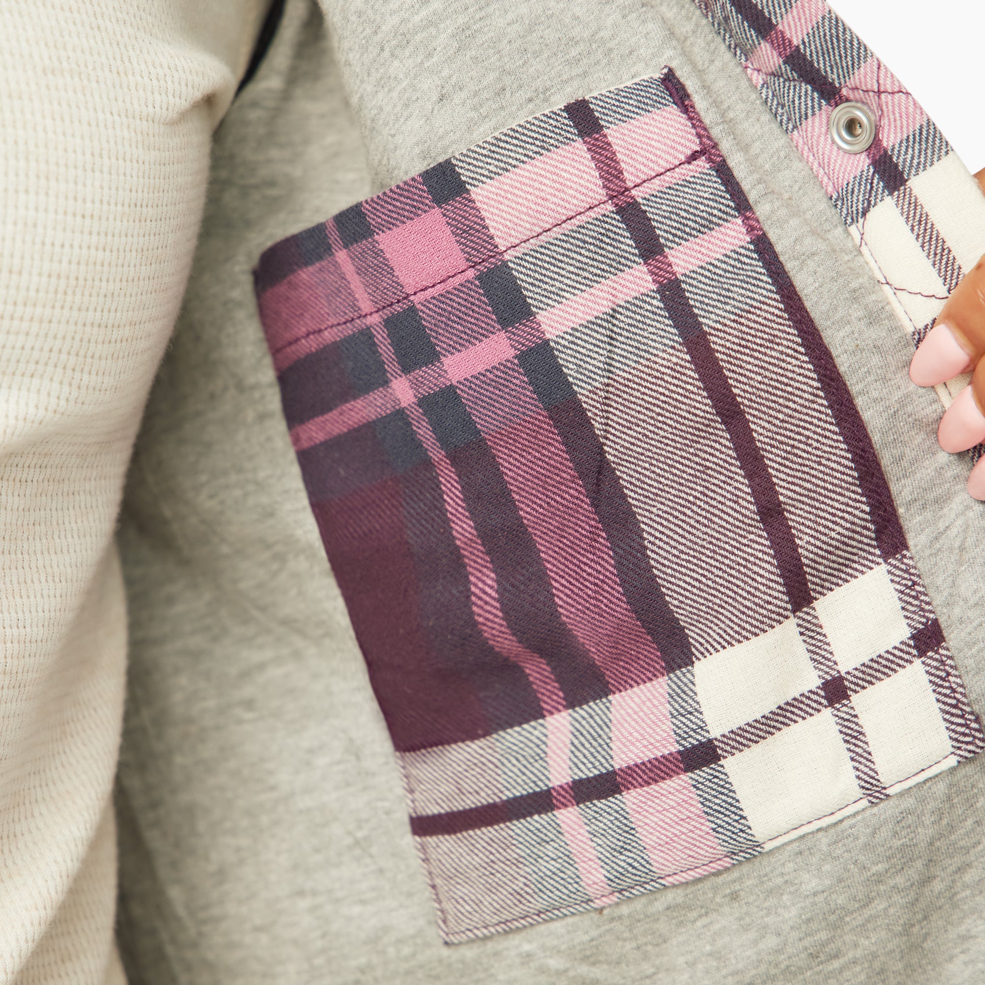 Women's Flannel Hooded Shirt Jacket - Image 10