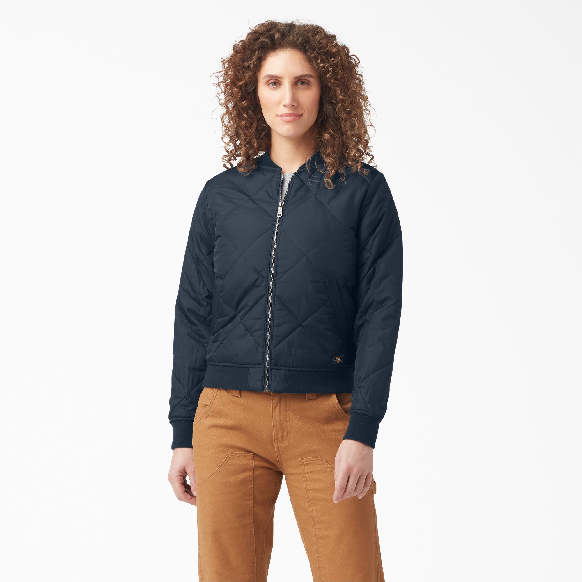Women's Quilted Bomber Jacket