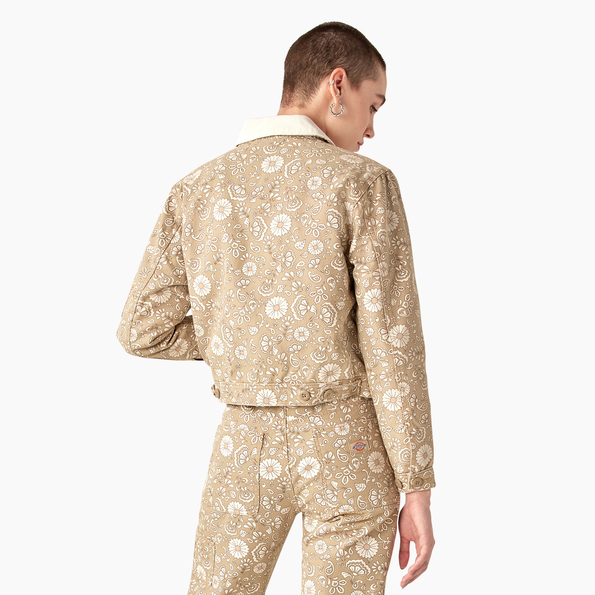 Women's Ellis Floral Duck Canvas Jacket - Image 2
