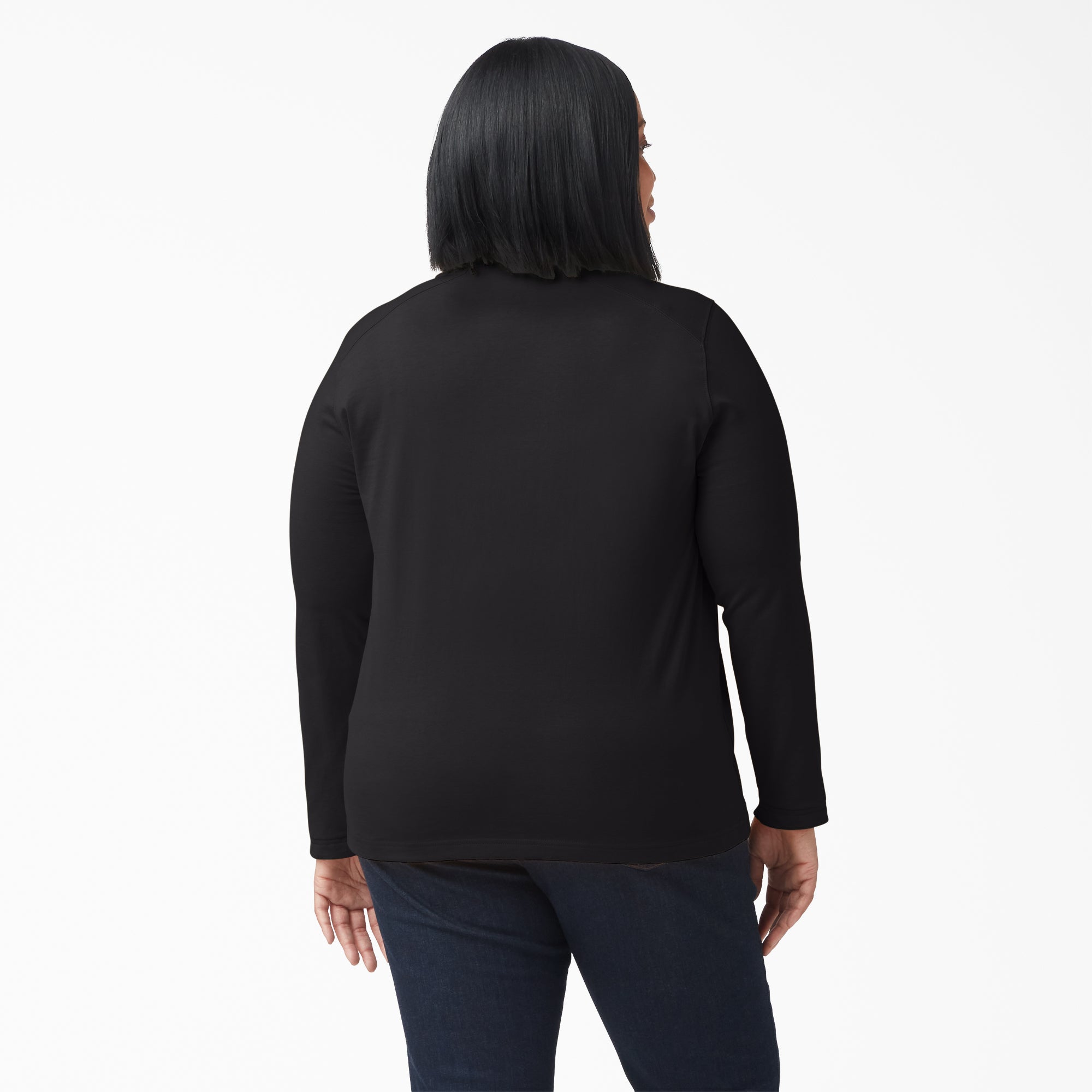 Women's Plus Heavyweight Henley - Image 2