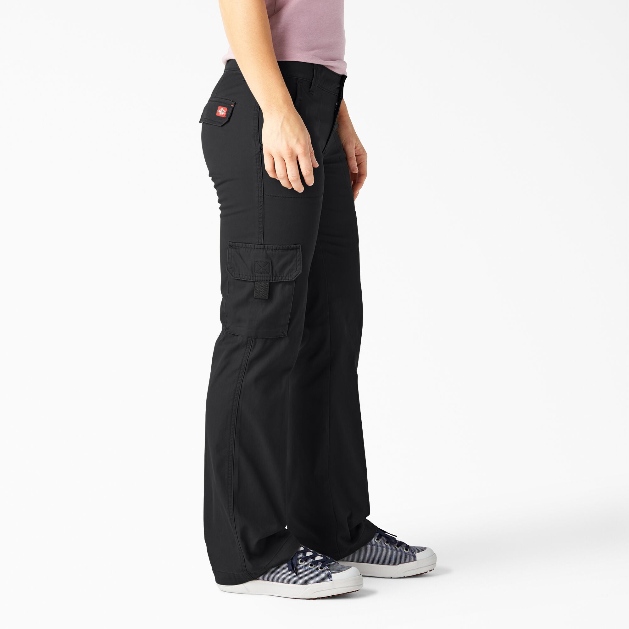 Women's Relaxed Fit Straight Leg Cargo Pants - Image 4