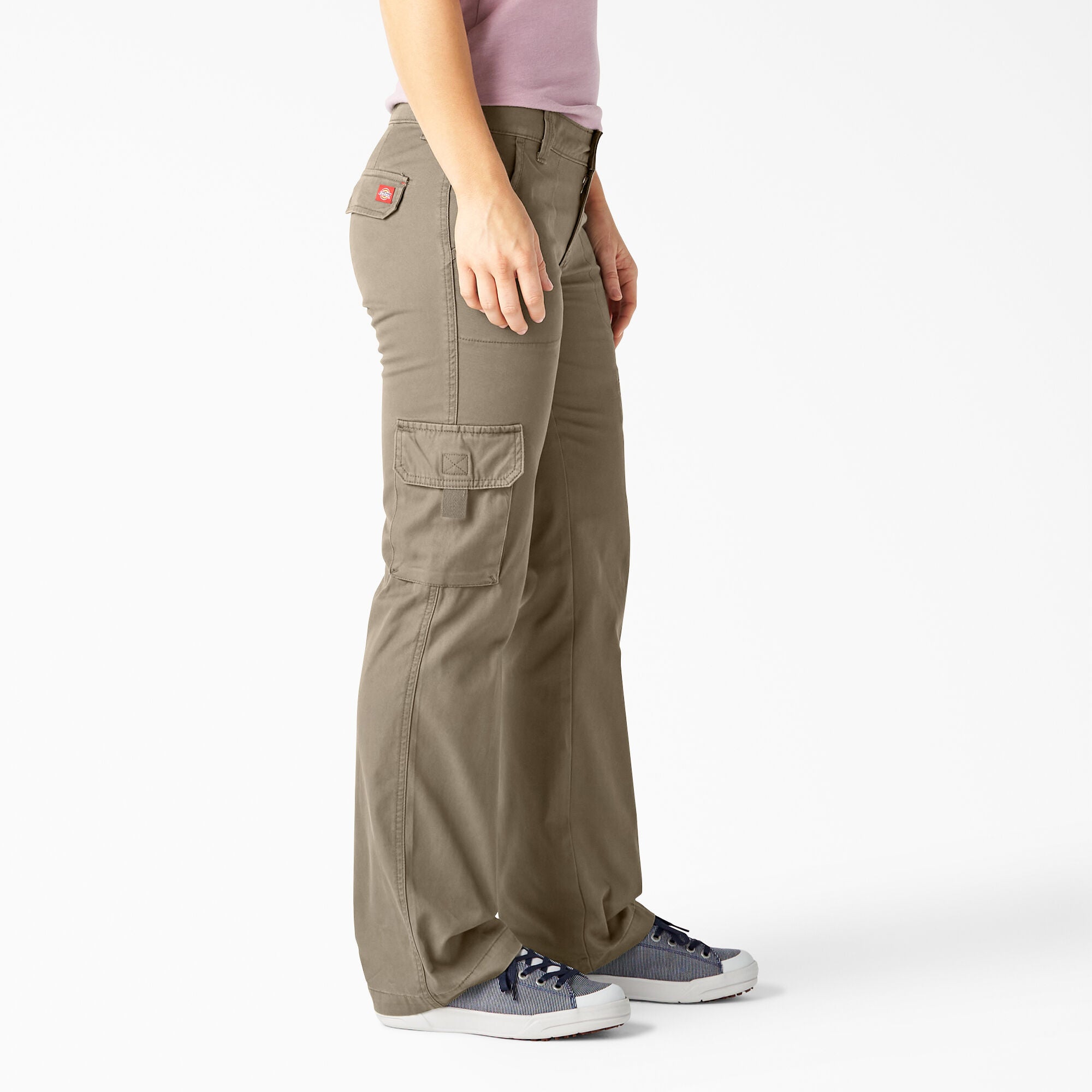 Women's Relaxed Fit Straight Leg Cargo Pants - Image 4