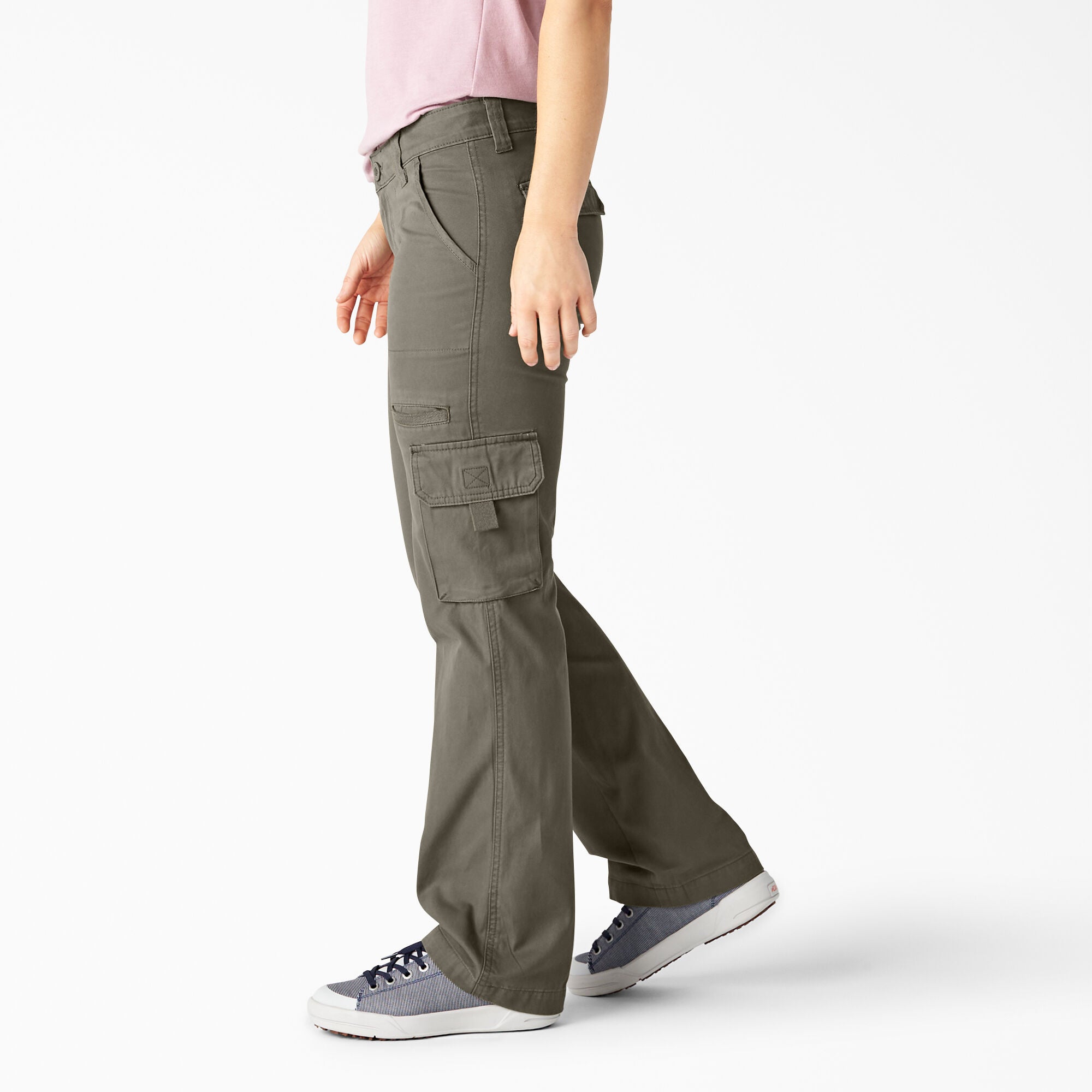 Women's Relaxed Fit Straight Leg Cargo Pants - Image 3