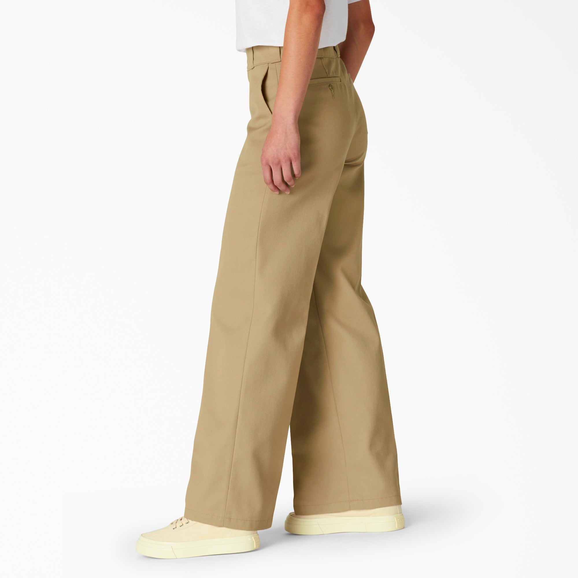 Women's Regular Fit Wide Leg Work Pants - Image 3