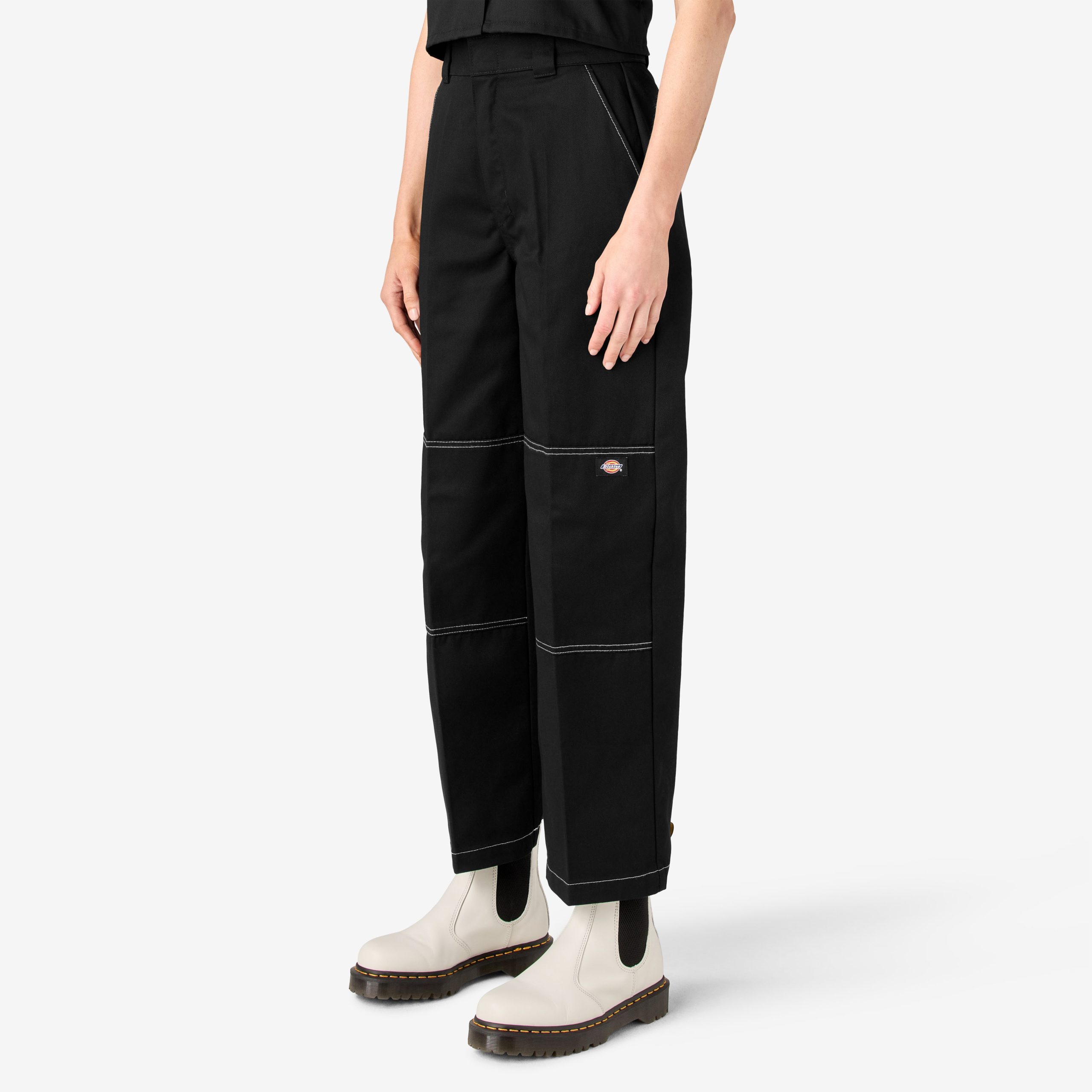 Women's Relaxed Fit Double Knee Pants - Image 3