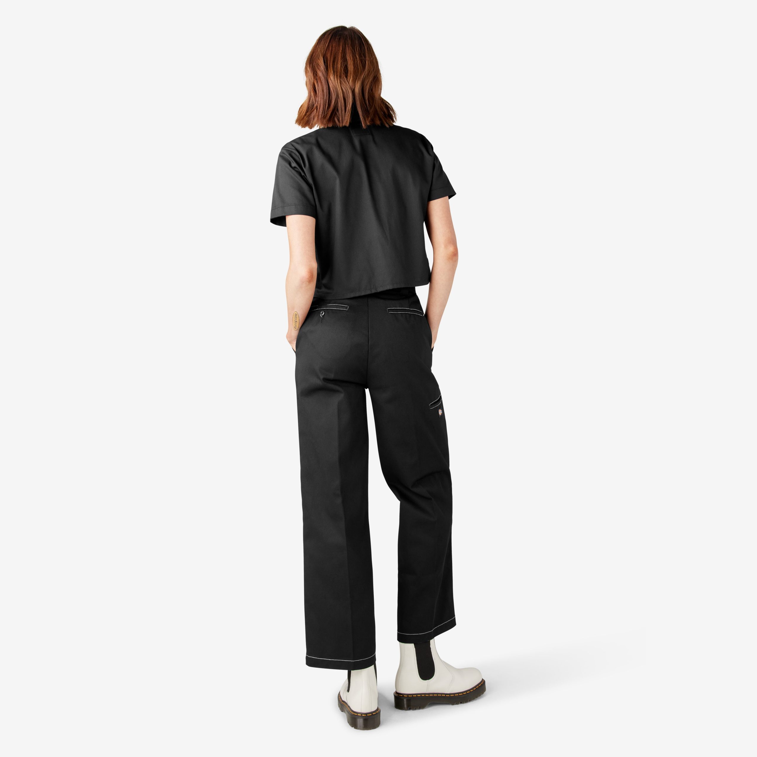 Women's Relaxed Fit Double Knee Pants - Image 6