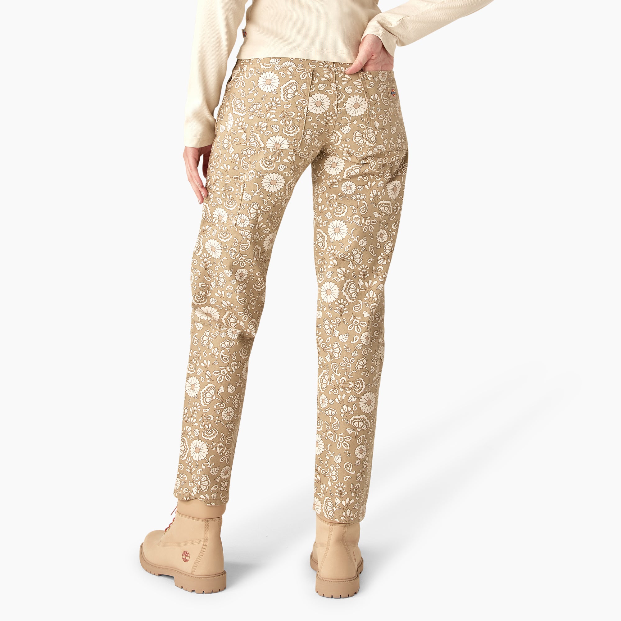 Women's Ellis Floral Duck Canvas Pants - Image 2