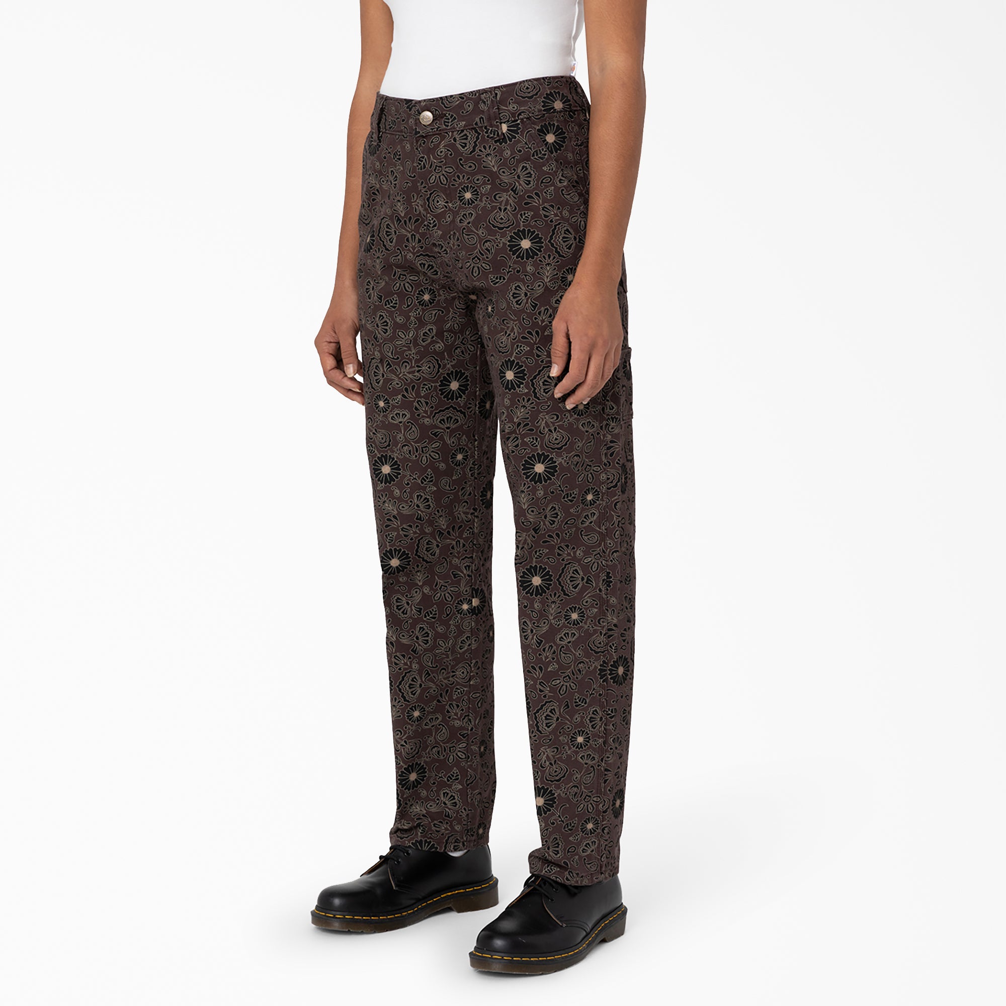 Women's Ellis Floral Duck Canvas Pants - Image 3