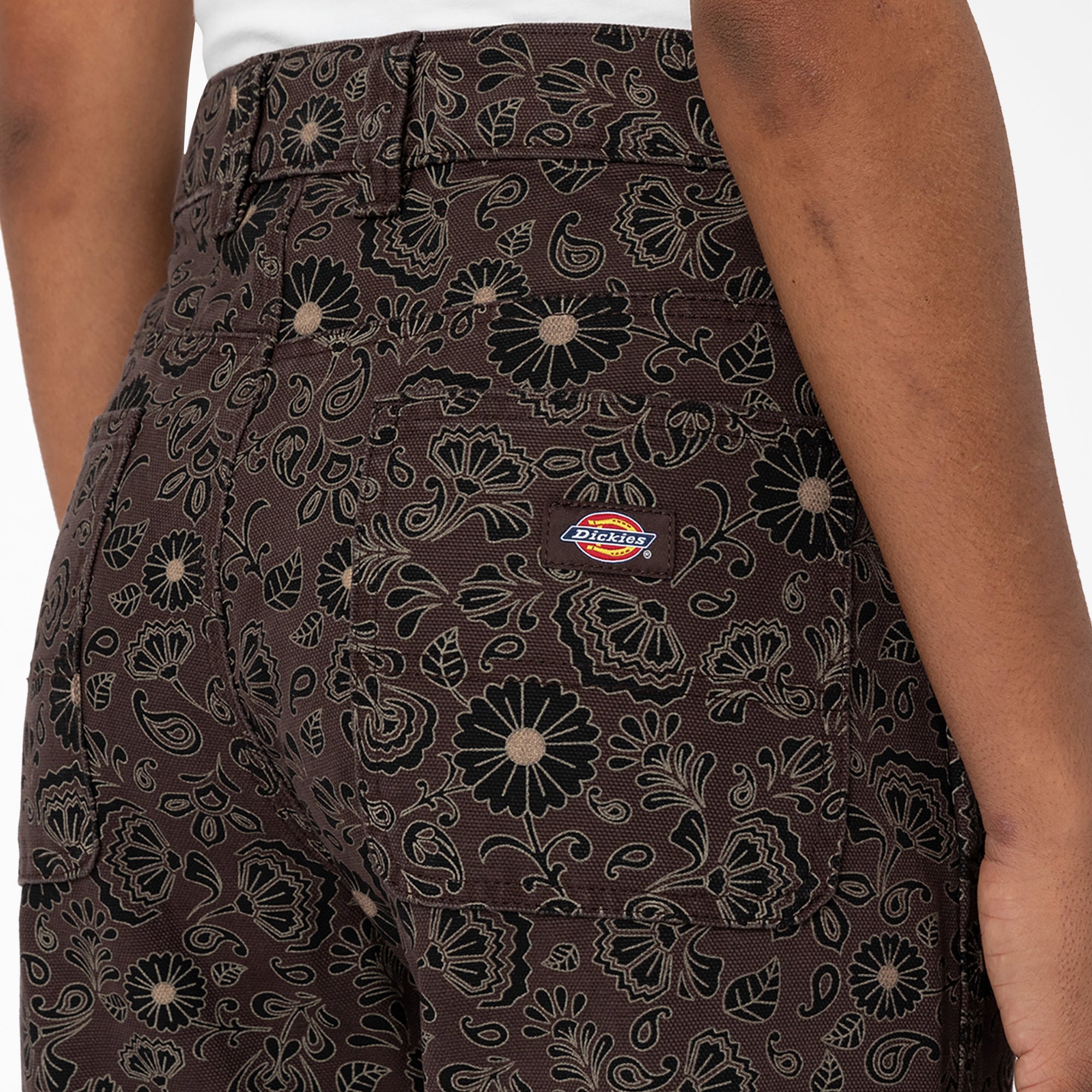 Women's Ellis Floral Duck Canvas Pants - Image 7