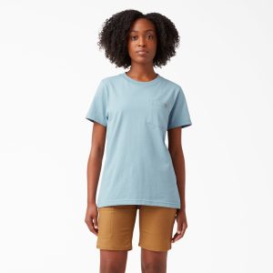 Women's Heavyweight Short Sleeve Pocket T-Shirt