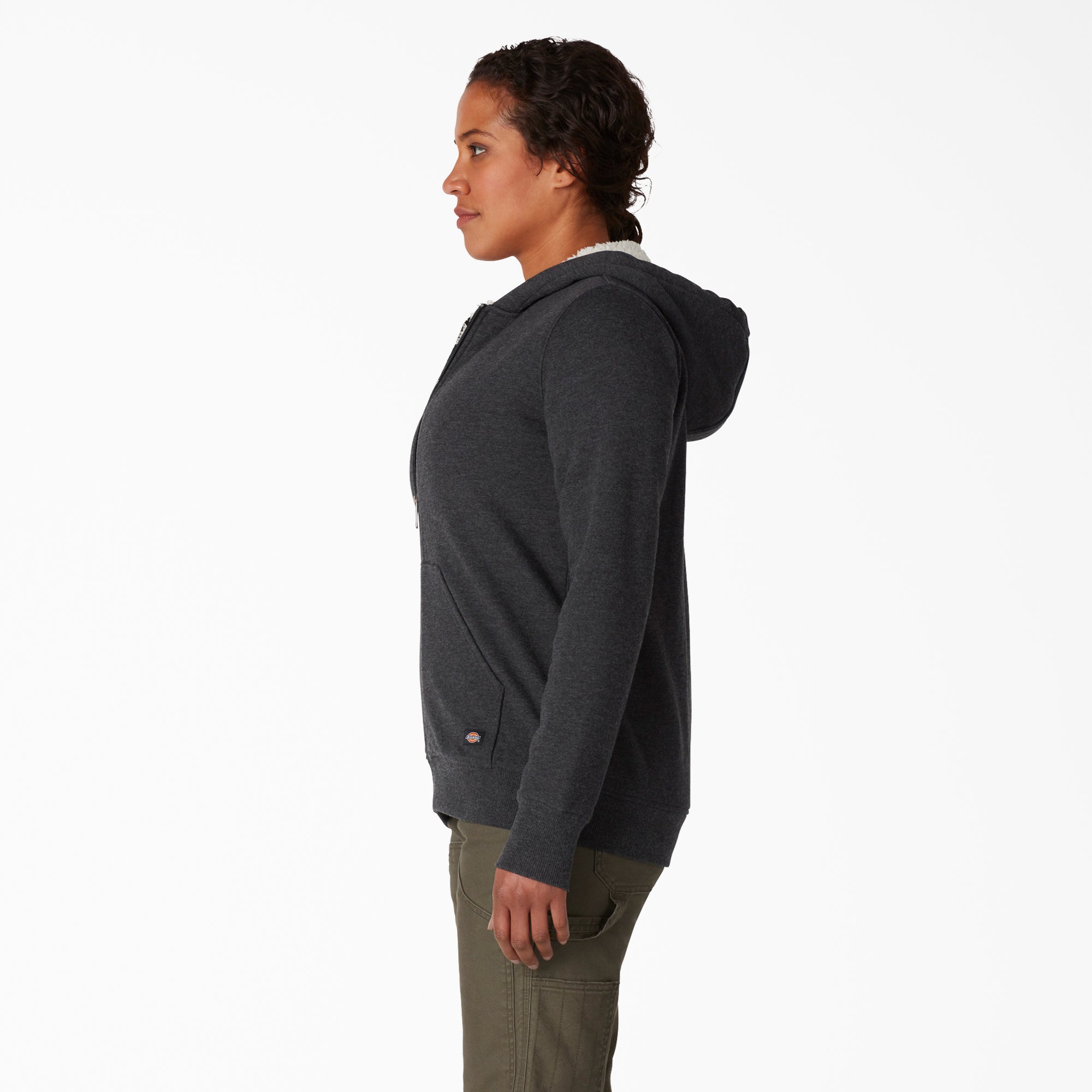 Women's High Pile Fleece Lined Hoodie - Image 3