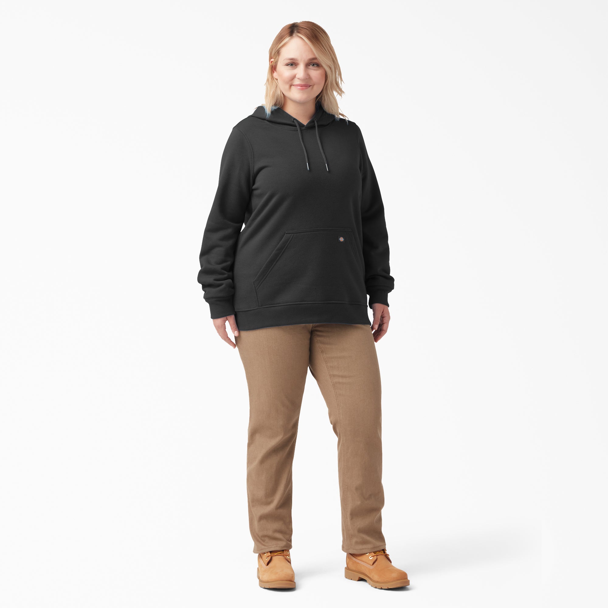 Women's Plus Water Repellent Sleeve Logo Hoodie - Image 4