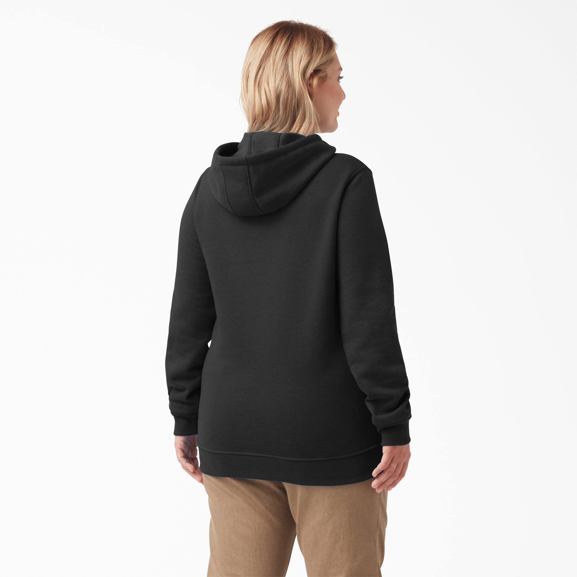 Women's Plus Water Repellent Sleeve Logo Hoodie - Image 2