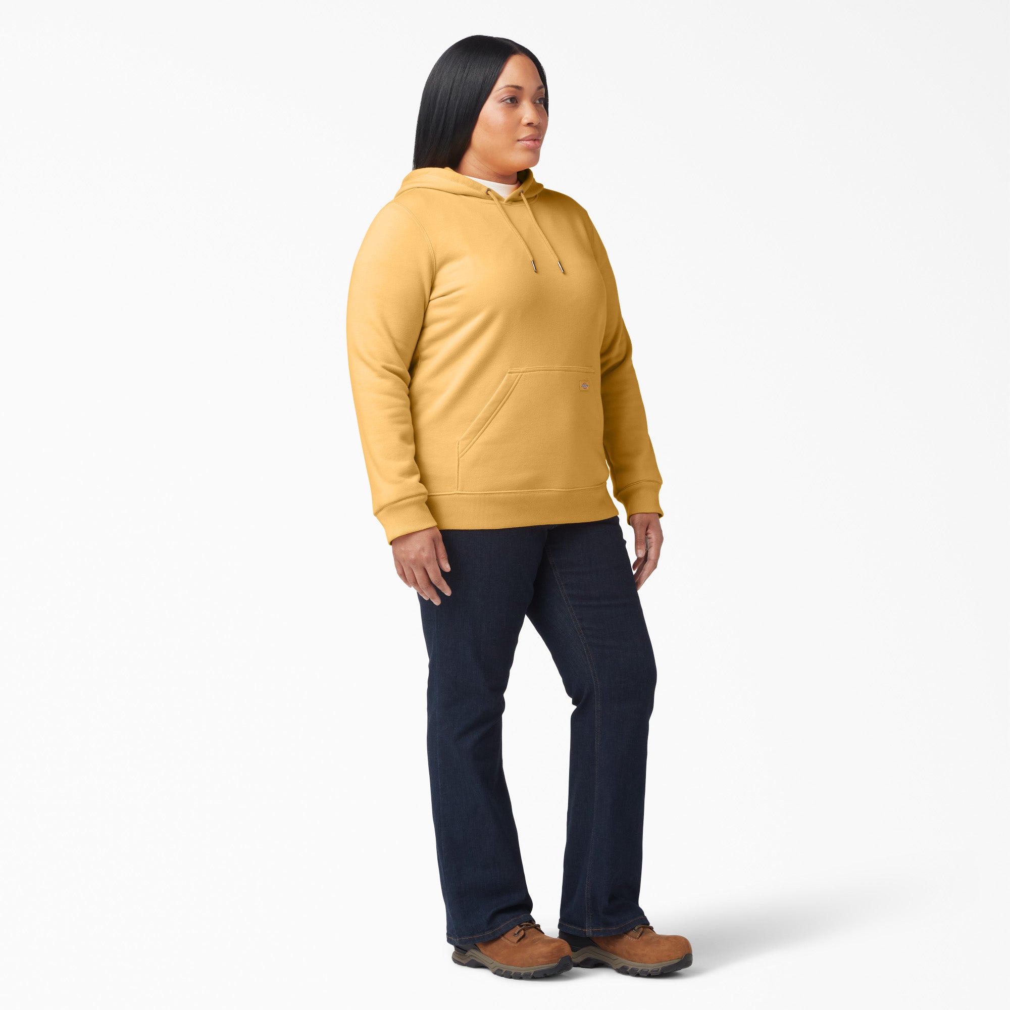 Women's Plus Water Repellent Sleeve Logo Hoodie - Image 4