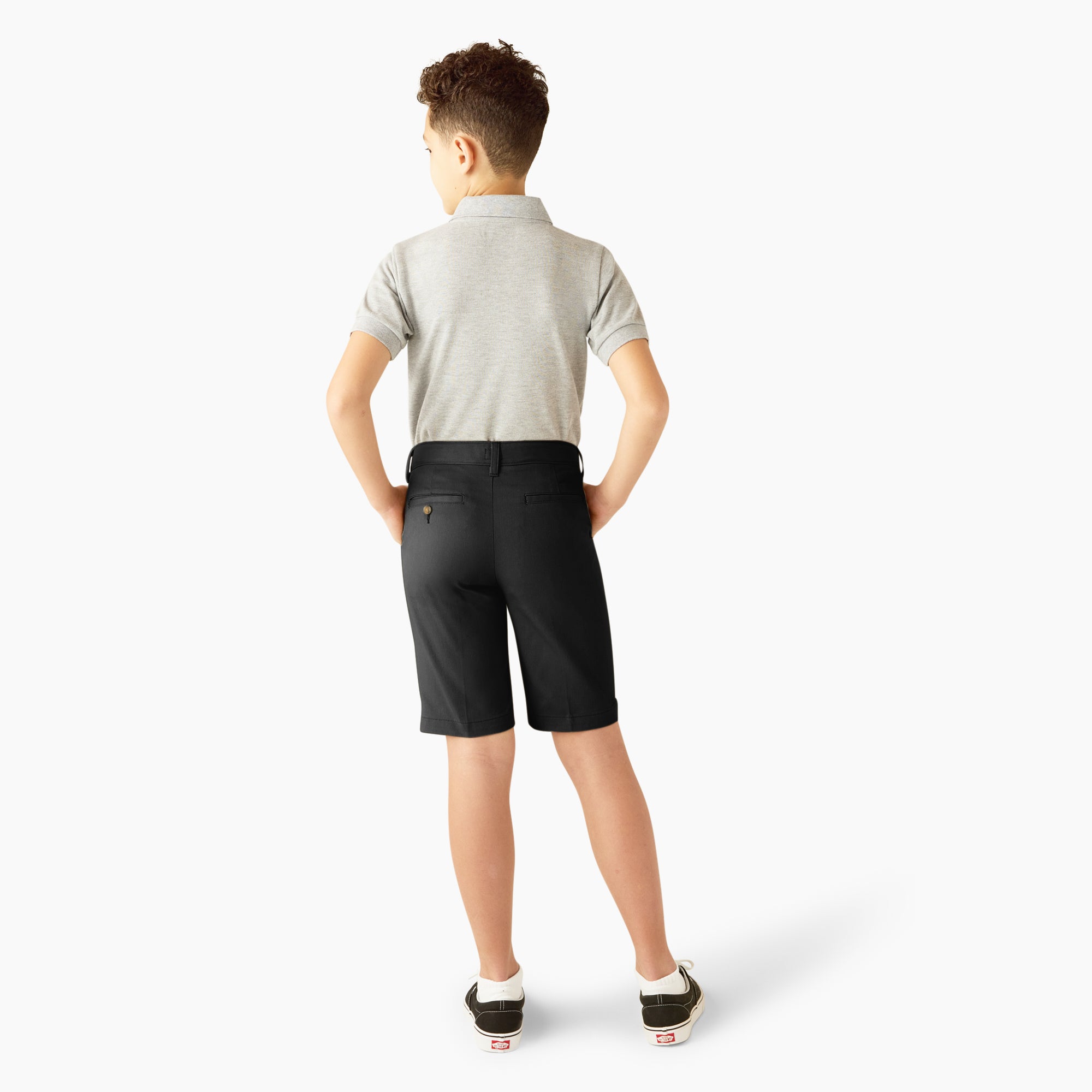 Boys' FLEX Slim Fit Shorts. 8-20 - Image 5