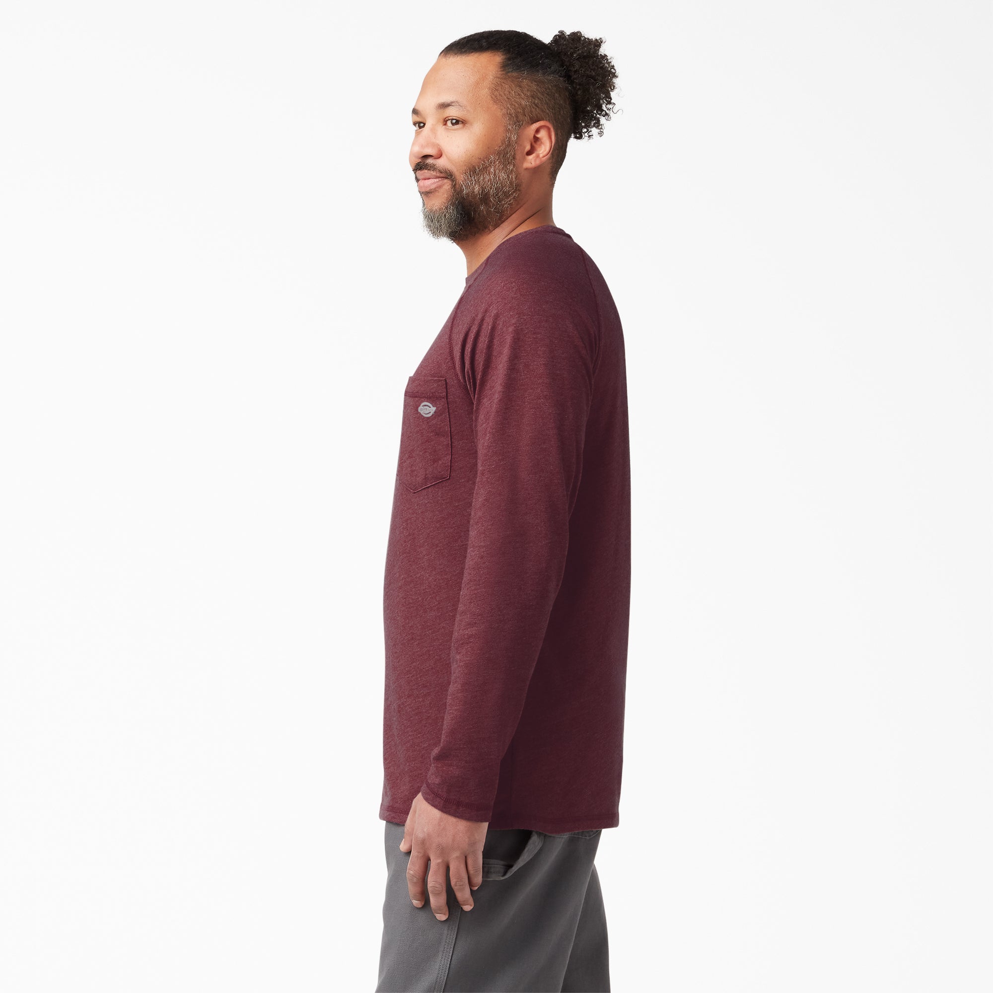 Cooling Long Sleeve Pocket T-Shirt - Image 3