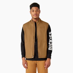 Duck Canvas High Pile Fleece Lined Vest
